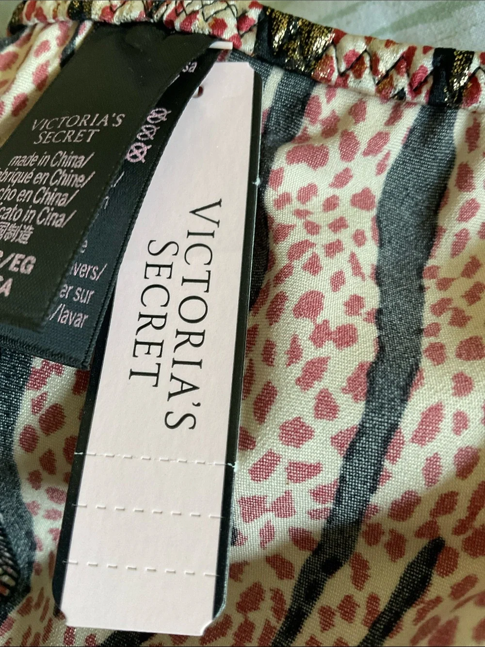 Victoria’s Secret silk & lace sleep bottoms